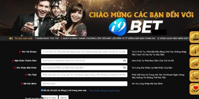 cách lấy lại mật khẩu tài khoản tại I9bet